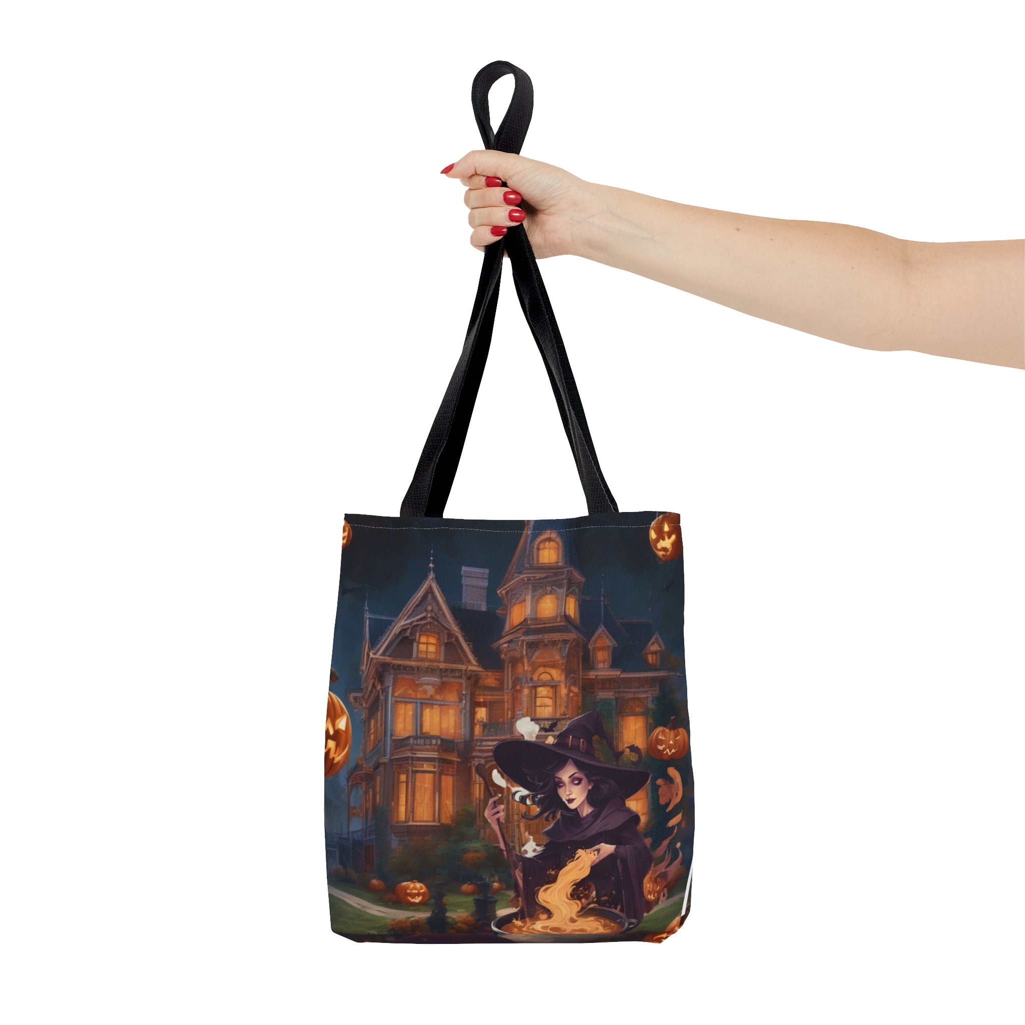 Haunted Witch Tote Bag (AOP)