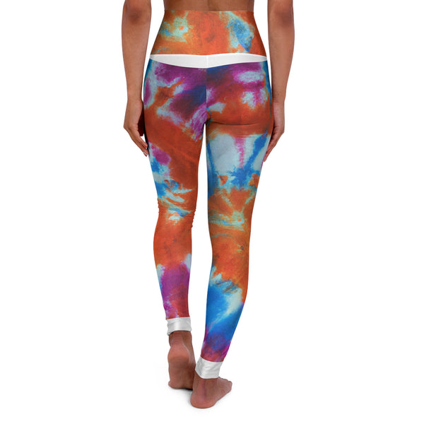 Tie Dye Designs By Silk Weaver Simona - Yoga Pants