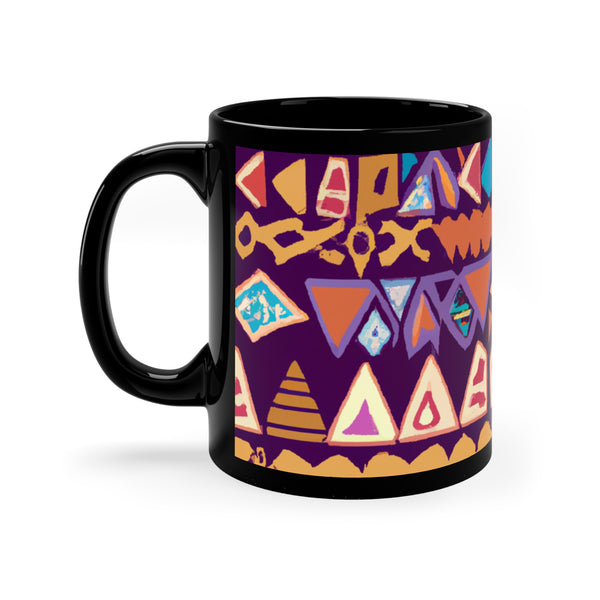 Afrocentric Designs ByMud Masaala Maker (Black Mug)