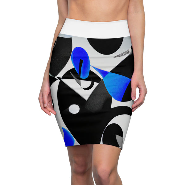 Abstract Fusion Designs By: Jonaisa Seamstreyss   (Pencil Skirt)