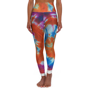 Tie Dye Designs By Silk Weaver Simona - Yoga Pants