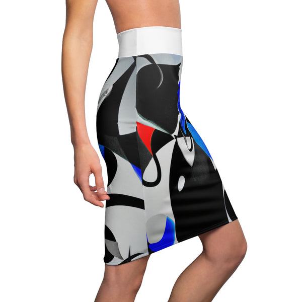 Abstract Fusion Designs By: Jonaisa Seamstreyss   (Pencil Skirt)