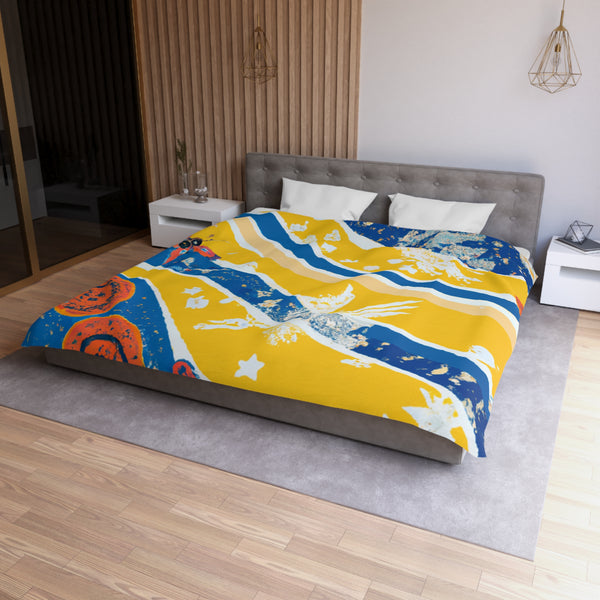 Abstract Ocean By Kymura Singh - Duvet