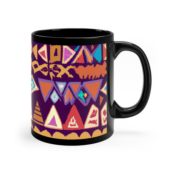 Afrocentric Designs ByMud Masaala Maker (Black Mug)