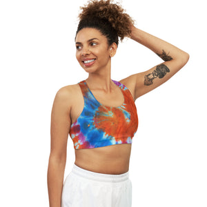 Tie Dye Designs By Silk Weaver Simona - Sports Bra