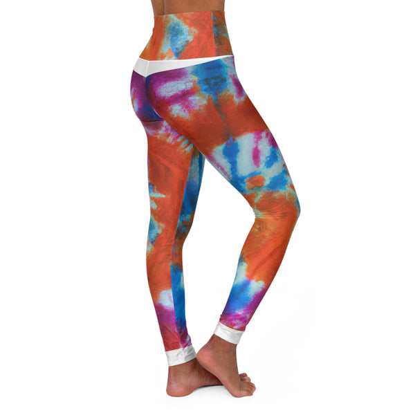 Tie Dye Designs By Silk Weaver Simona - Yoga Pants