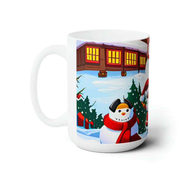 Snowman Celebration Ceramic Mug 15oz