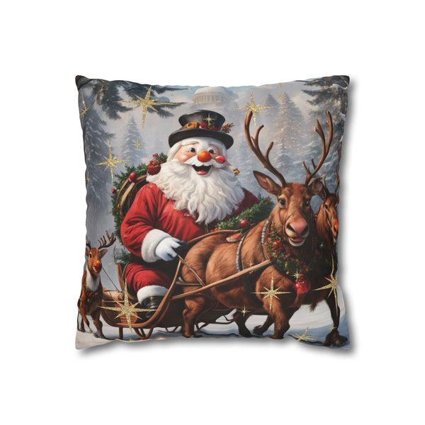 Santa Square Pillow Case