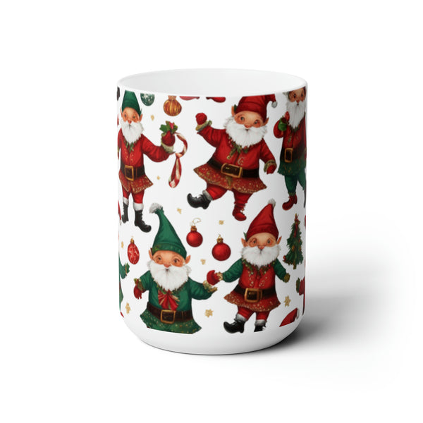 Santa's Elves Ceramic Mug 15oz