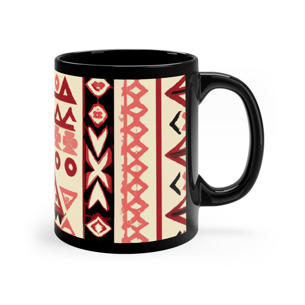 Afrocentric Designs ByAdire's Ageless Artisanry (Black Mug)