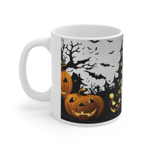 Scary Design Ceramic Mug 11oz