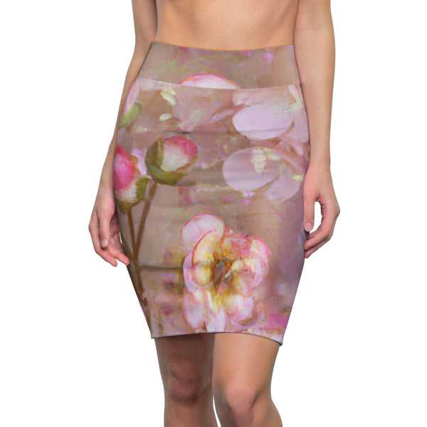 More Flowers Design By: Luminous Liberty (Pencil Skirt)