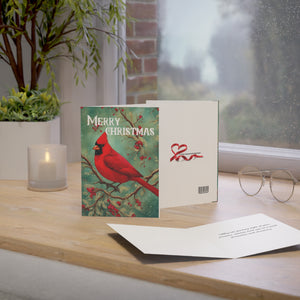 Red Bird Greeting Cards (1, 10, 30, and 50pcs)