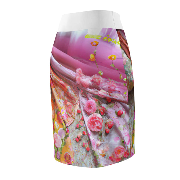 Floral Design By: Delightful Daisy Designs (Pencil Skirt)