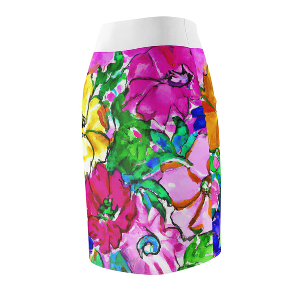 Floral Design By: 20th Century Regalia by Renée (Pencil Skirt)