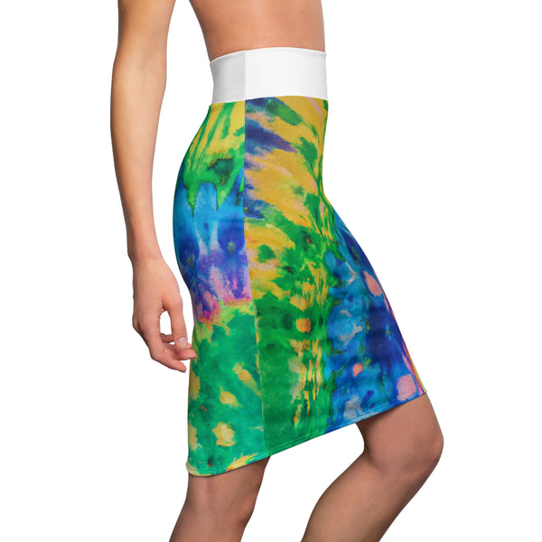 Tie Dye Designs By: Darlena "Stitchwitch" Boonie. - Pencil Skirt