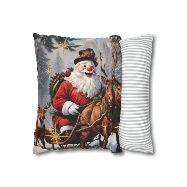 Santa Square Pillow Case