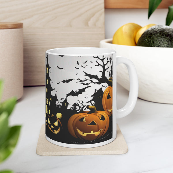 Scary Design Ceramic Mug 11oz