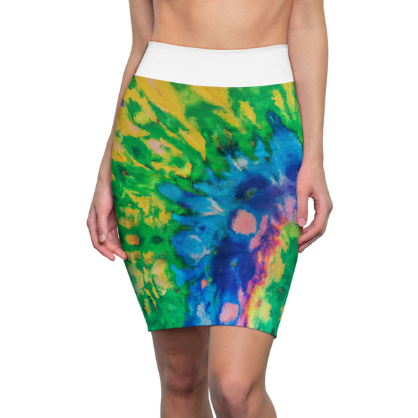 Tie Dye Designs By: Darlena "Stitchwitch" Boonie. - Pencil Skirt