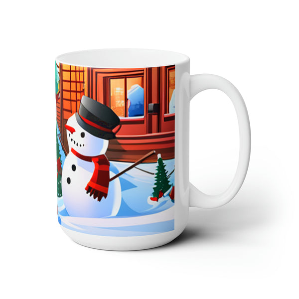 Snowman Celebration Ceramic Mug 15oz