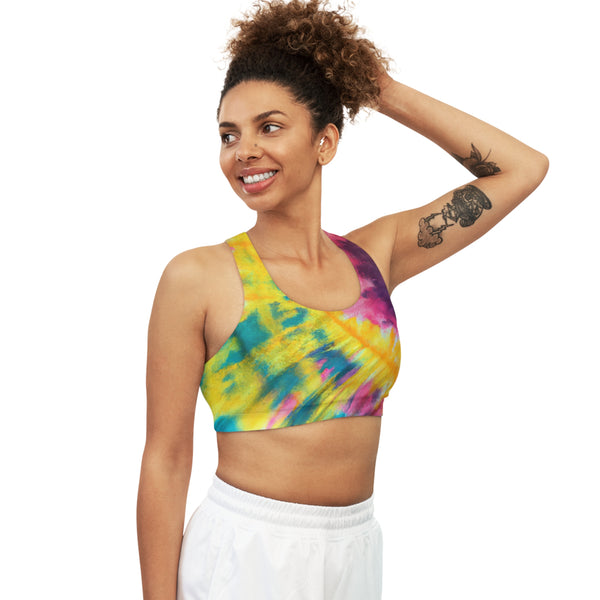 Tie Dye Designs By Zakira Abaja. - Sports Bra