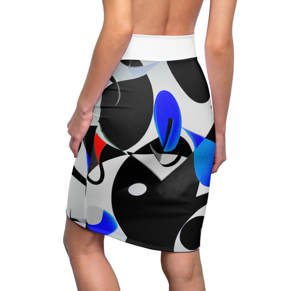 Abstract Fusion Designs By: Jonaisa Seamstreyss   (Pencil Skirt)