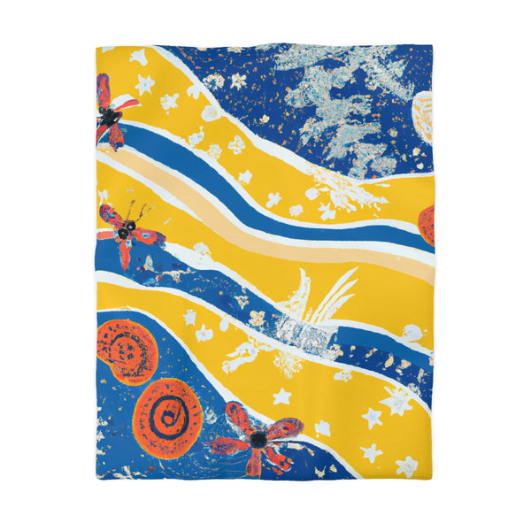 Abstract Ocean By Kymura Singh - Duvet