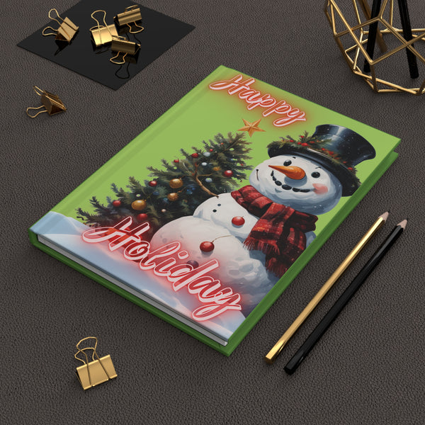 Snowman Hardcover Journal Matte