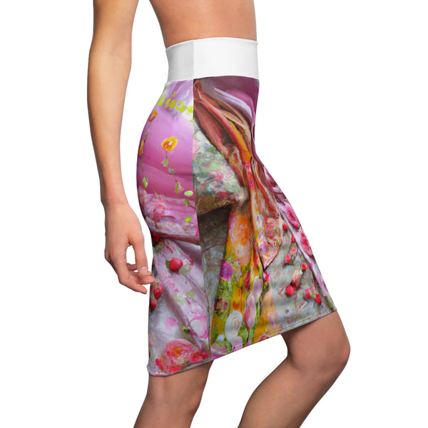 Floral Design By: Delightful Daisy Designs (Pencil Skirt)