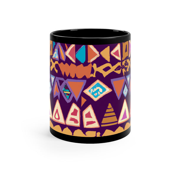 Afrocentric Designs ByMud Masaala Maker (Black Mug)