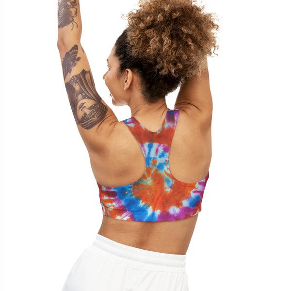 Tie Dye Designs By Silk Weaver Simona - Sports Bra