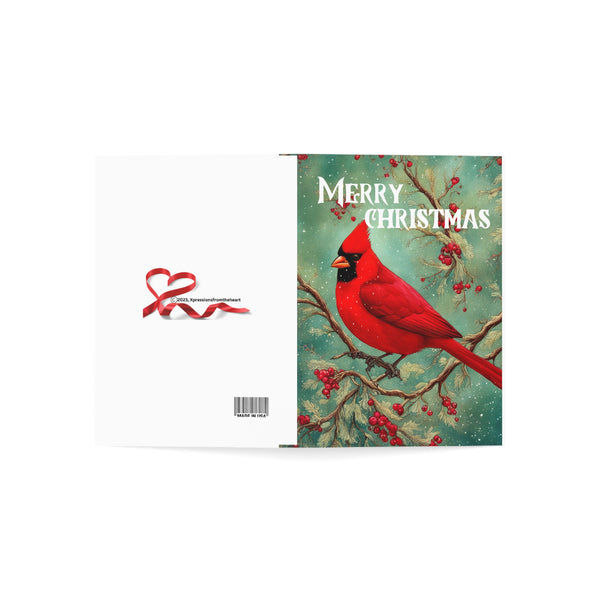 Red Bird Greeting Cards (1, 10, 30, and 50pcs)