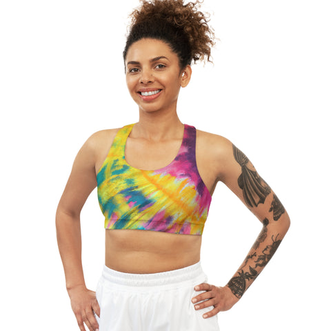 Tie Dye Designs By Zakira Abaja. - Sports Bra