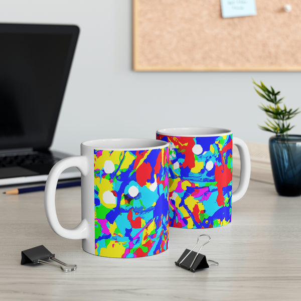 Abstract Art Design By:  Thomas Gainsborough. British Rococo portrait and landscape painter. (Mug)