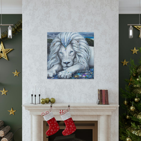 Lion Design By: The Ivory Painter. (Wall Art)