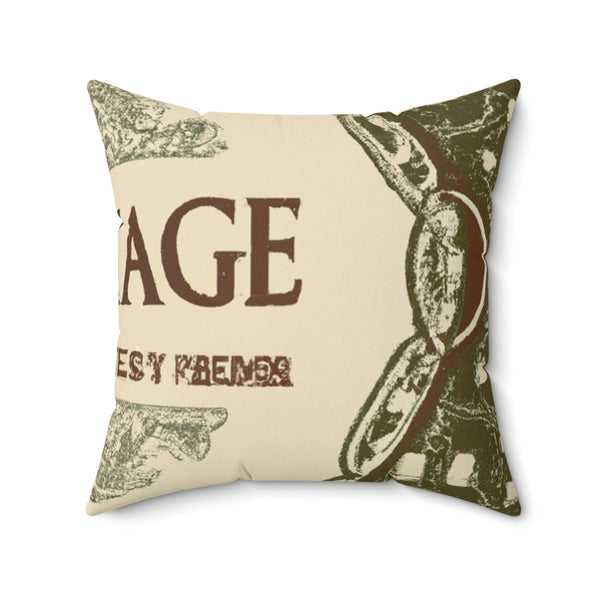 Vintage Print Designs - Luxurious Lifestyle By Luxe Lynne - Throw Pillow