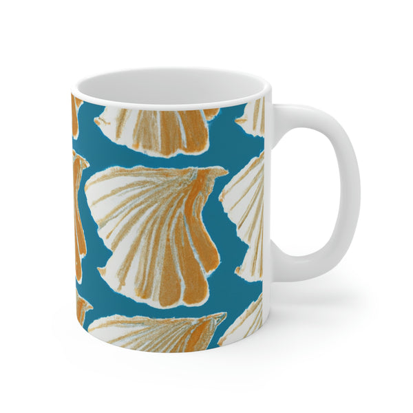 Seashell Designs By: Loving Luxury Designista - Abigail Artistry - (Mug)