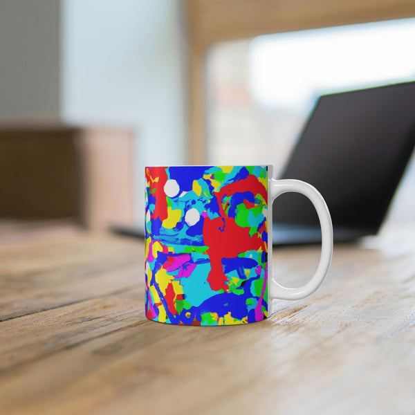 Abstract Art Design By:  Thomas Gainsborough. British Rococo portrait and landscape painter. (Mug)