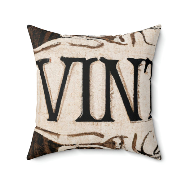 Vintage Print Designs - Velvet Visionaries - Throw Pillow