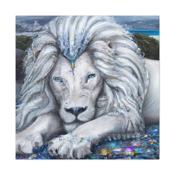 Lion Design By: The Ivory Painter. (Wall Art)