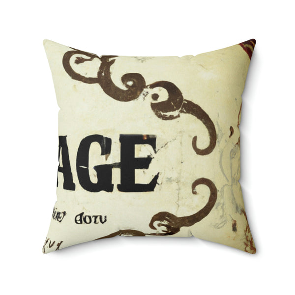 Vintage Print Designs - Avant-Vogue Interiors - Throw Pillow