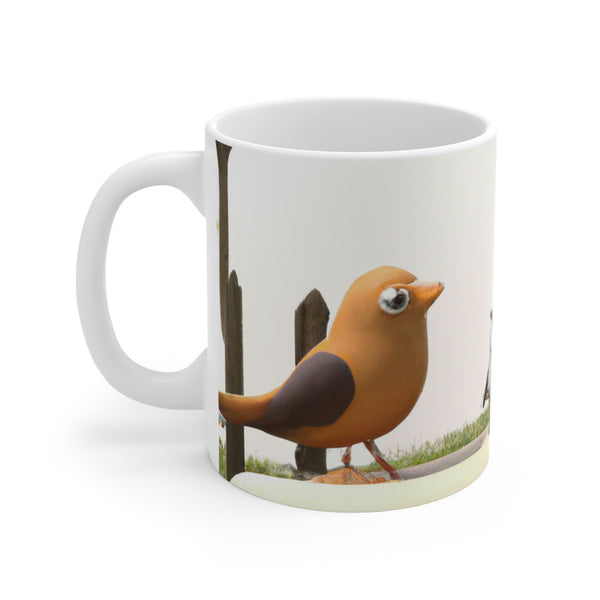 Bird Design By Kiln Scholar Pottery (Mug)