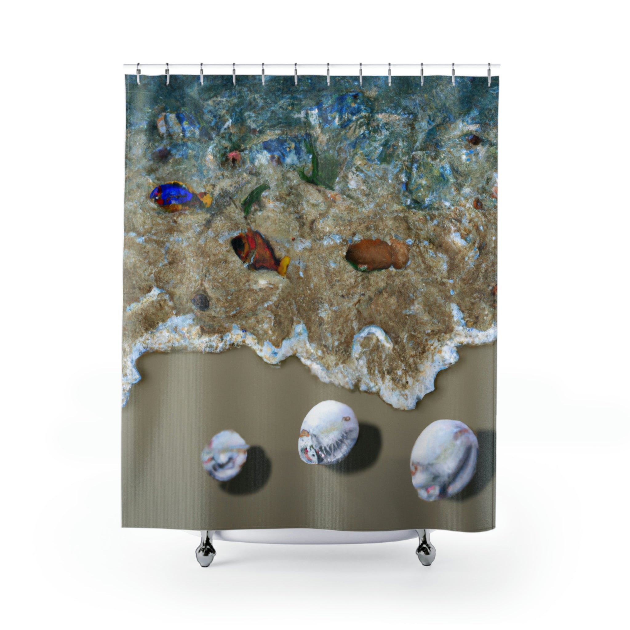 Beach Design By: Weston Rococo (Shower Curtain)