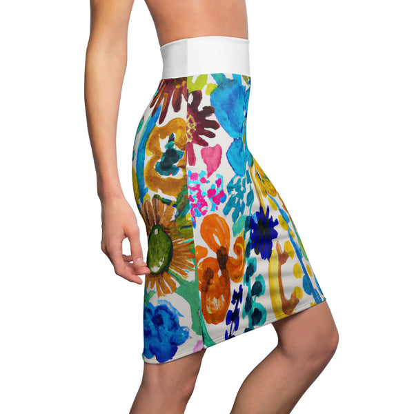 Floral Design By: Prima Donna (Pencil Skirt)