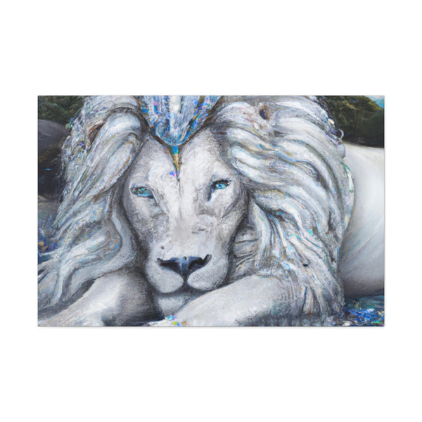 Lion Design By: The Ivory Painter. (Wall Art)