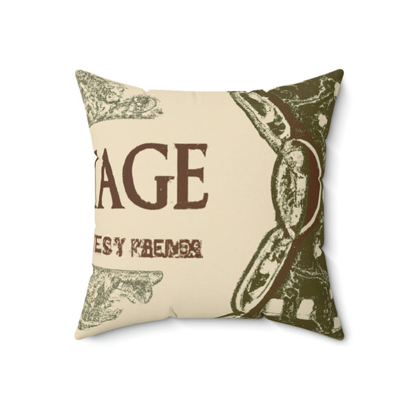 Vintage Print Designs - Luxurious Lifestyle By Luxe Lynne - Throw Pillow