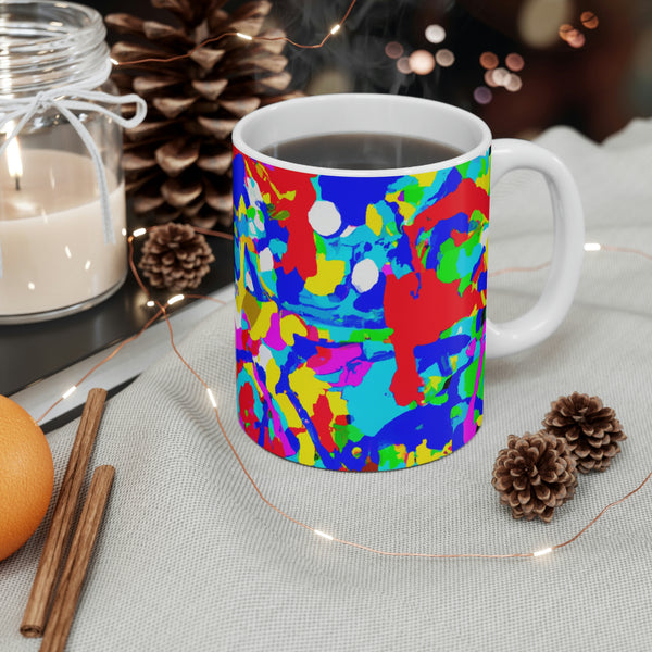 Abstract Art Design By:  Thomas Gainsborough. British Rococo portrait and landscape painter. (Mug)