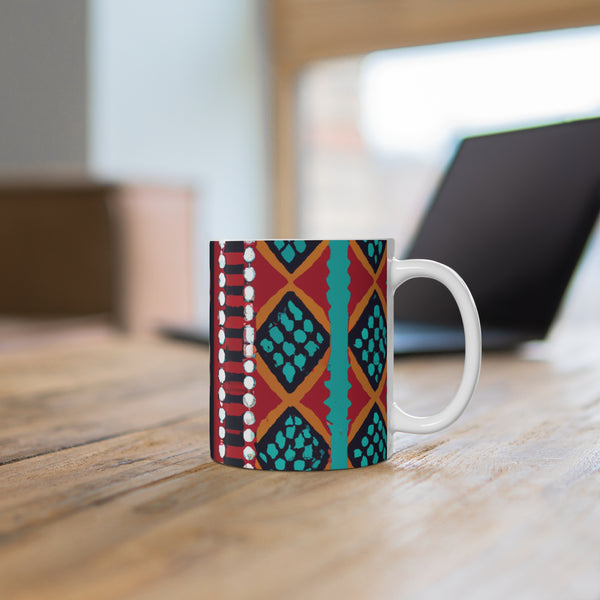 Afrocentric Designs ByBiruni Ceramicas (Mug)