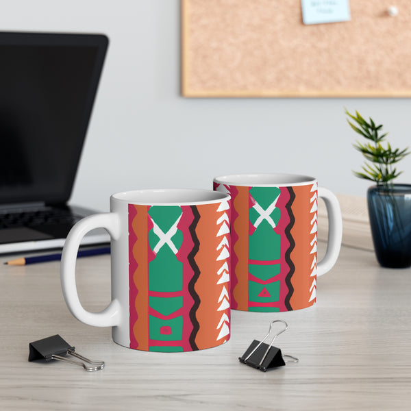 Afrocentric Designs ByKilnKrafter Kwami (Black Mug)