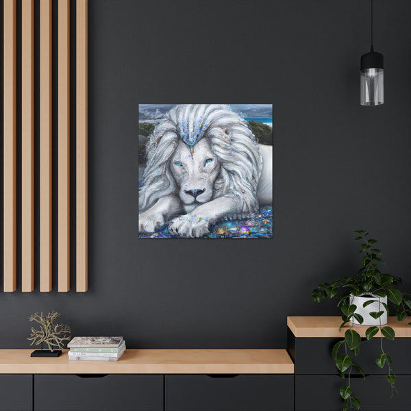 Lion Design By: The Ivory Painter. (Wall Art)